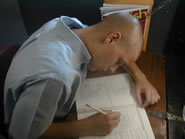 Teen Studying